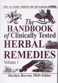 Image of The Handbook of Clinically Tested Herbal Remedies Volume 1