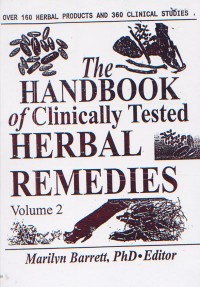 The Handbook of Clinically tested Herbal Remedies Volume 2