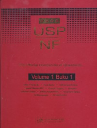 Image of USP NF 2009; The Official Compendia of Standards Volume 1 Buku 1