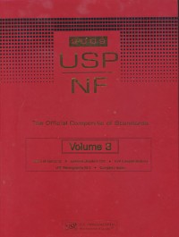 USP NF 2009; The Official Compendia of Standards Volume 3